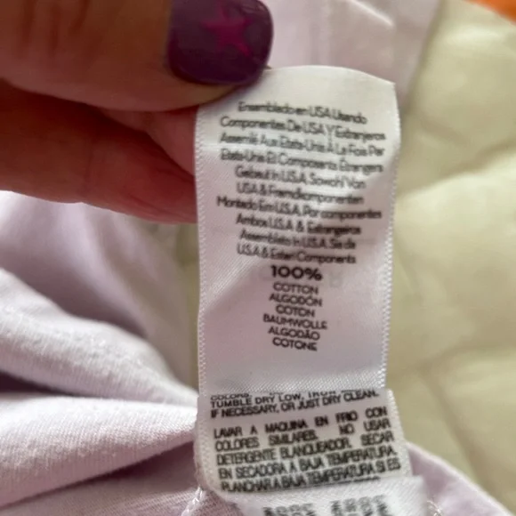 MOTHER Lavender Graphic Short Sleeve Tee - Picture 7 of 7